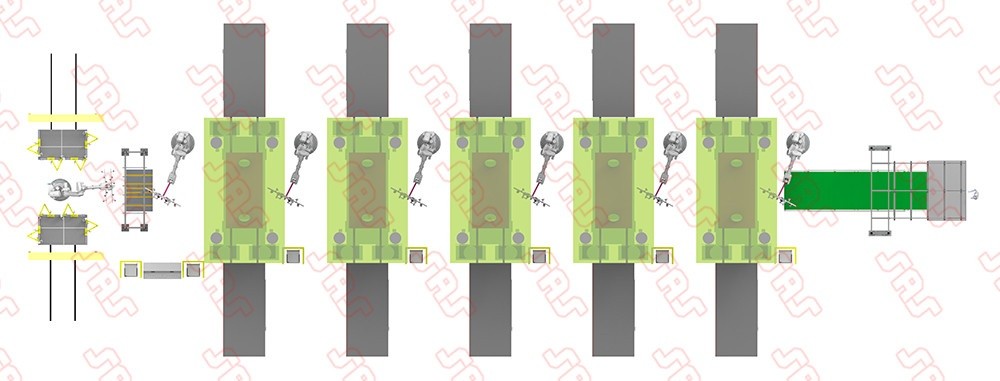 六軸機器人沖壓線2